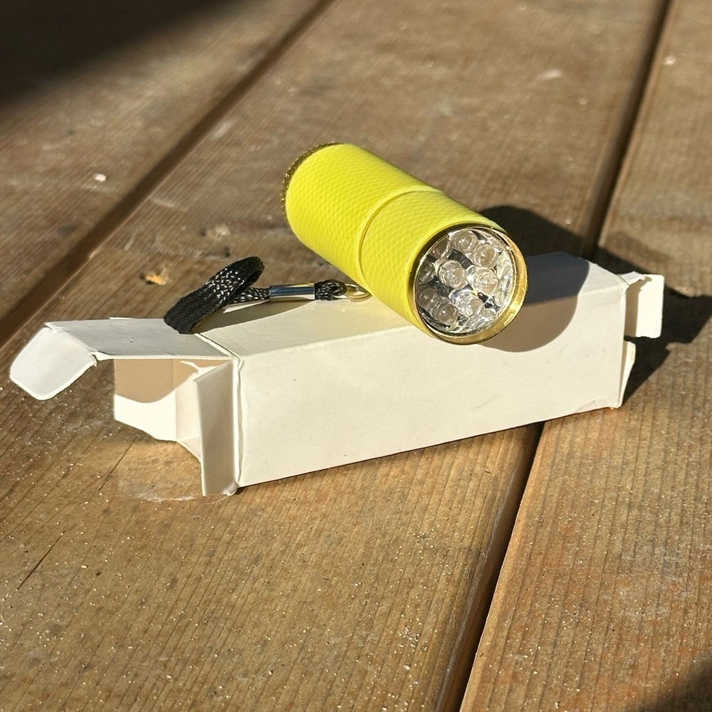 Yellow LED Flashlight